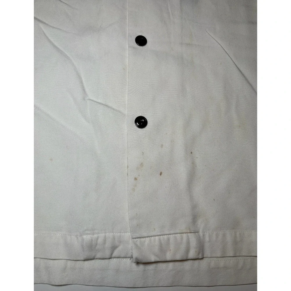 Vintage Lucky Brand Mens Embroidered Rayon 